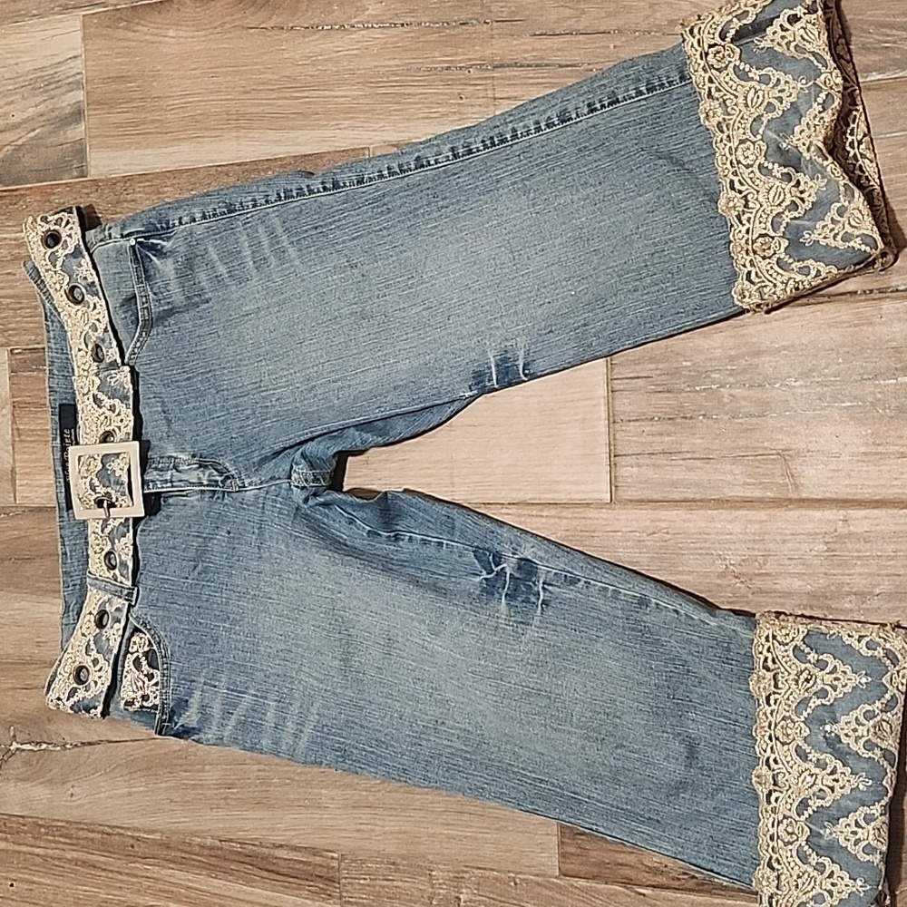 Blue Pointe junior's capri jeans size 13 0151